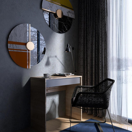 Стол для ноутбука EVR- Сити-750 дуб Сонома +  графит