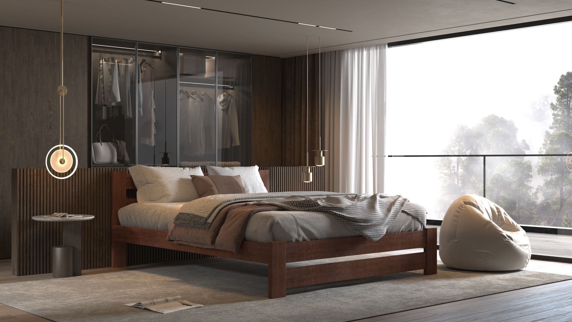 Кровать двуспальная ViA- Модена 190