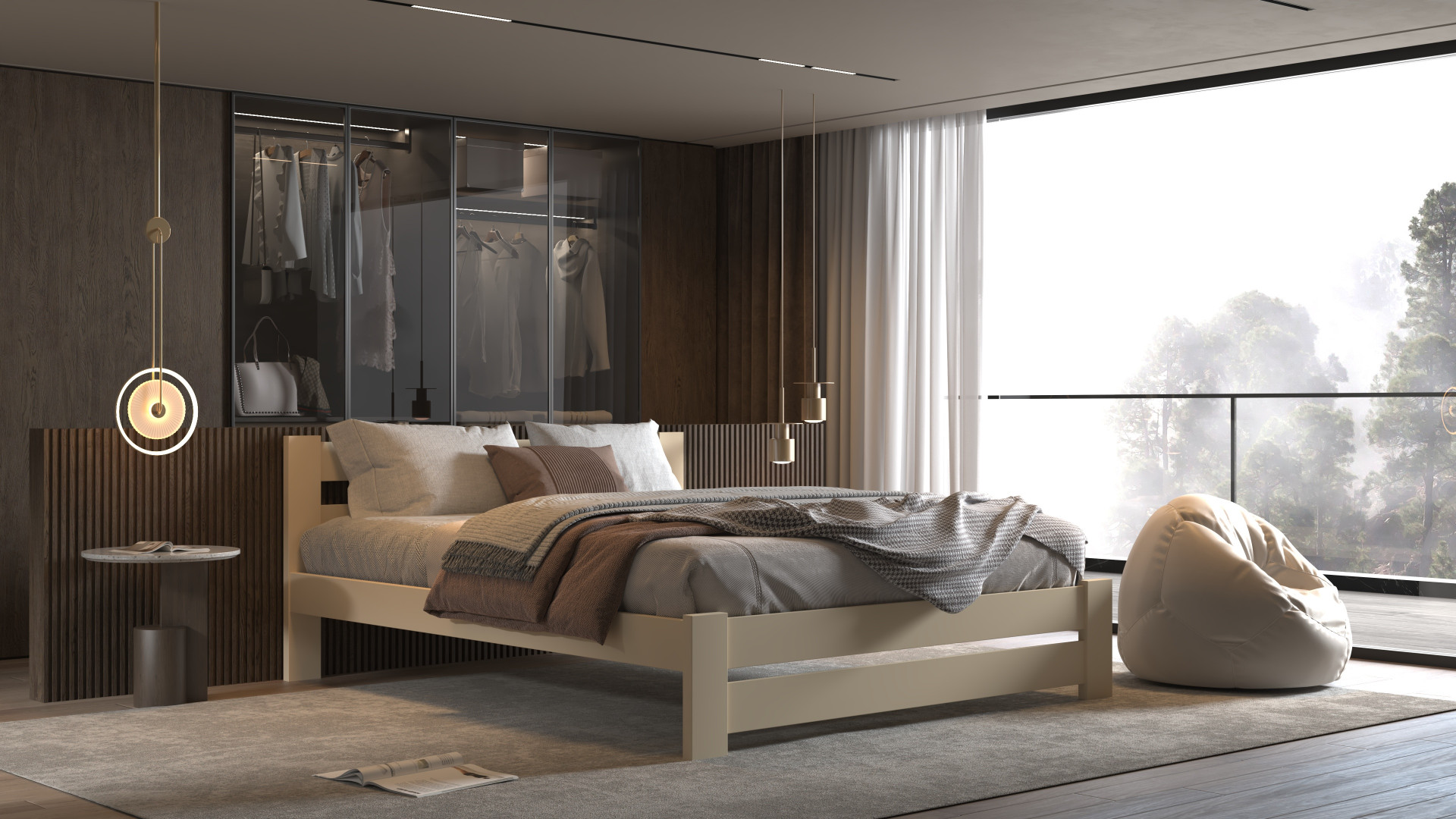 Кровать двуспальная ViA- Модена 190