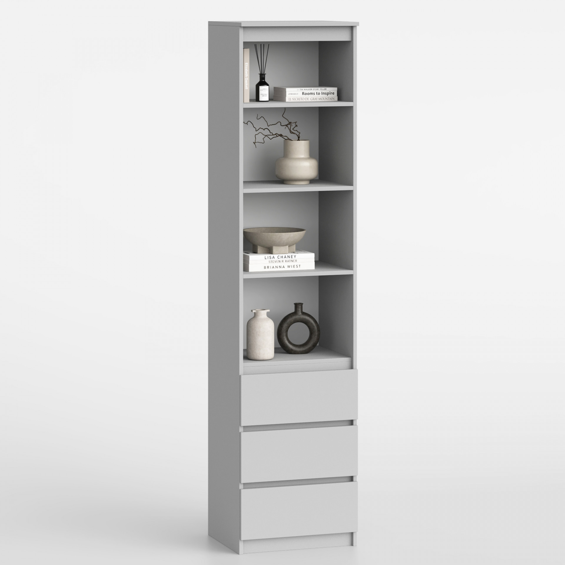 Стеллаж 195х55х42 см KOD- ШК-стиль-детский 3ф