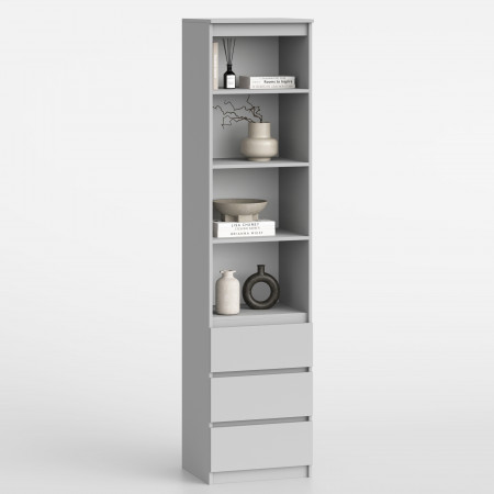 Стеллаж 195х55х42 см KOD- ШК-стиль-детский 3ф