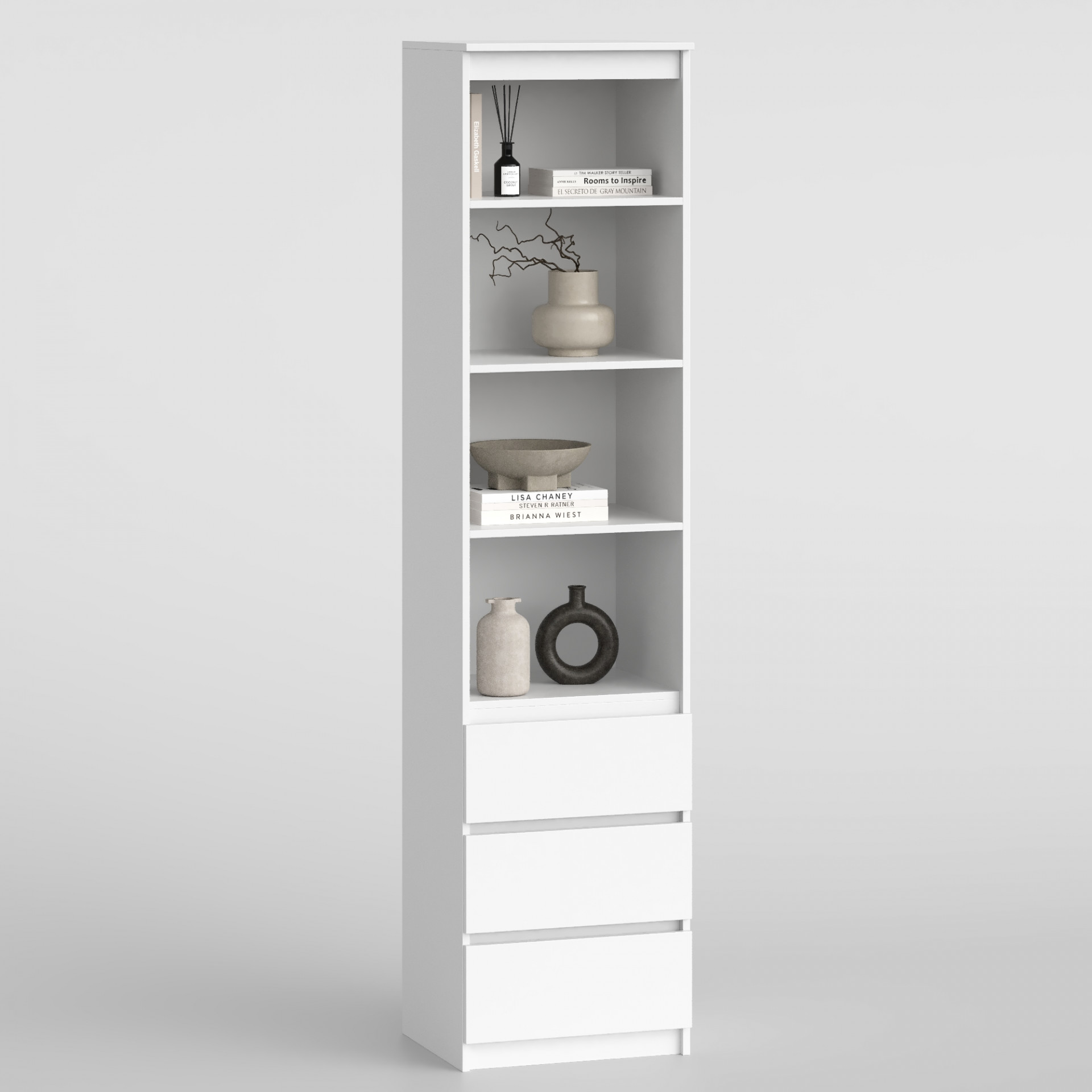 Стеллаж 195х55х42 см KOD- ШК-стиль-детский 3ф