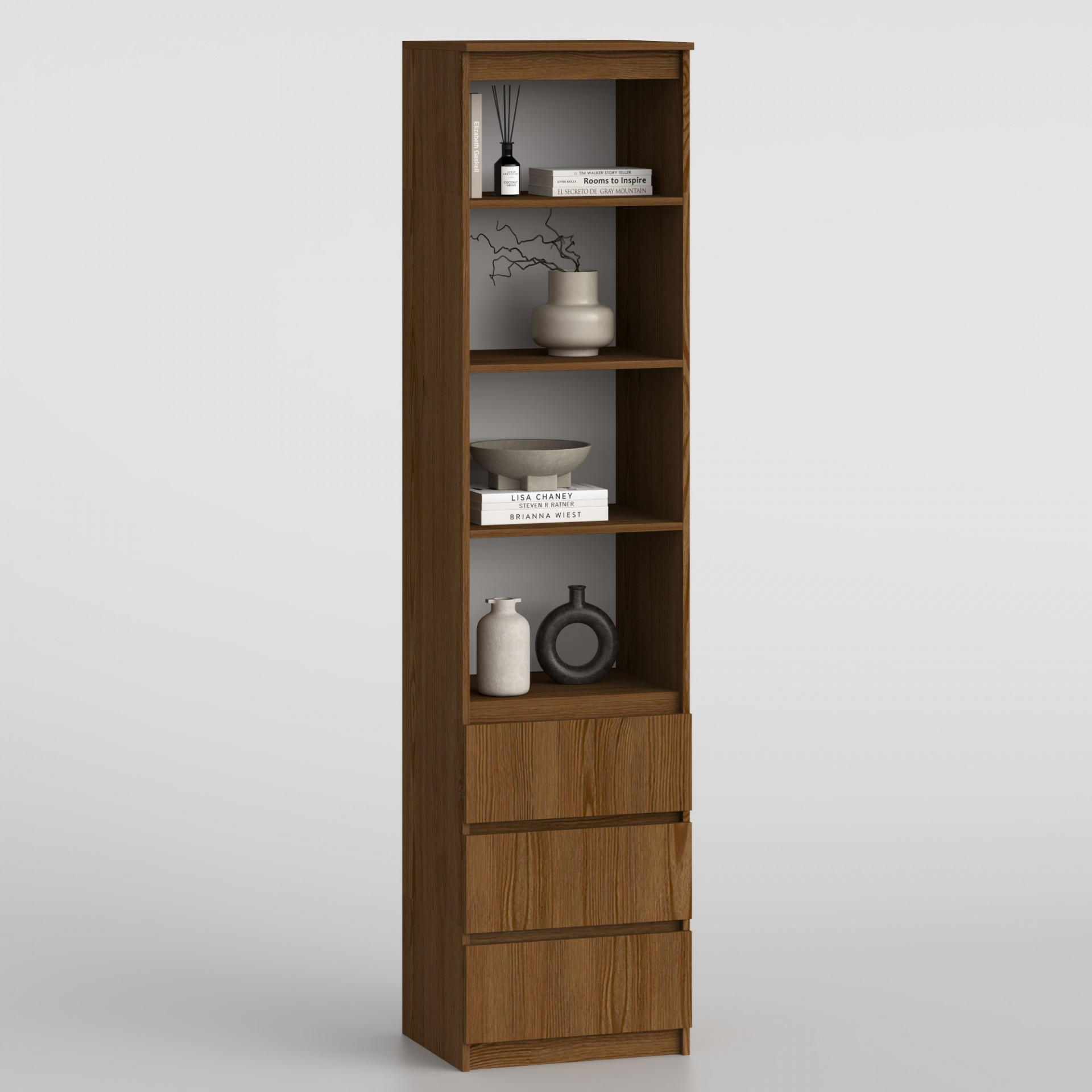 Стеллаж 195х55х42 см KOD- ШК-стиль-детский 3ф