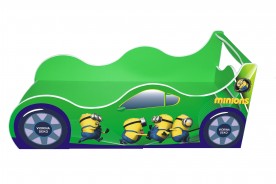 Кровать машина VRN- «Миньон зеленый» Д-0013 серии «Драйв» 