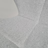 Стул INI- DALE светло-серый, серый /каркас белый