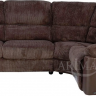 Угловой диван правый Г BLN- Брукс (ткань, темно-коричневый)
