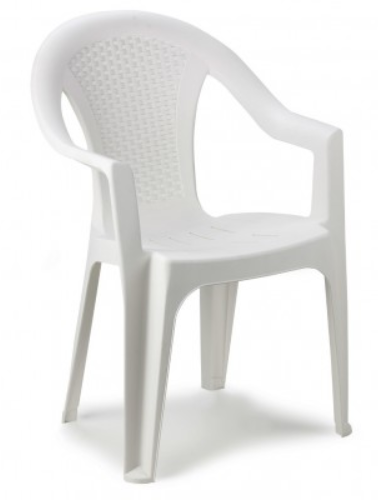 Кресло пластиковое MFF- ISCHIA Белый