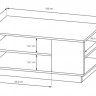 Гостиная Perfect Home 3Д / 3D B Белый/дуб золотой крафт