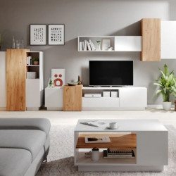 Гостиная Perfect Home 3Д / 3D B Белый/дуб золотой крафт