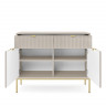 Комод Perfect Home Nova 2-дверный с 2 ​​ящиками и золотыми ножками KSZ104 Кашемир