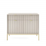 Комод Perfect Home Nova 2-дверный с 2 ​​ящиками и золотыми ножками KSZ104 Кашемир