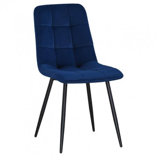 Стул Avn- TED Blue Velvet Chair синий