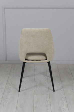 Стул обеденный TOP- Нано бежевый (ноги черный)    