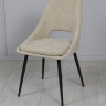 Стул обеденный TOP- Нано бежевый (ноги черный)    