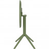 Стол уличный круглый складной Siesta Sky Folding Table 60 (оливковый)