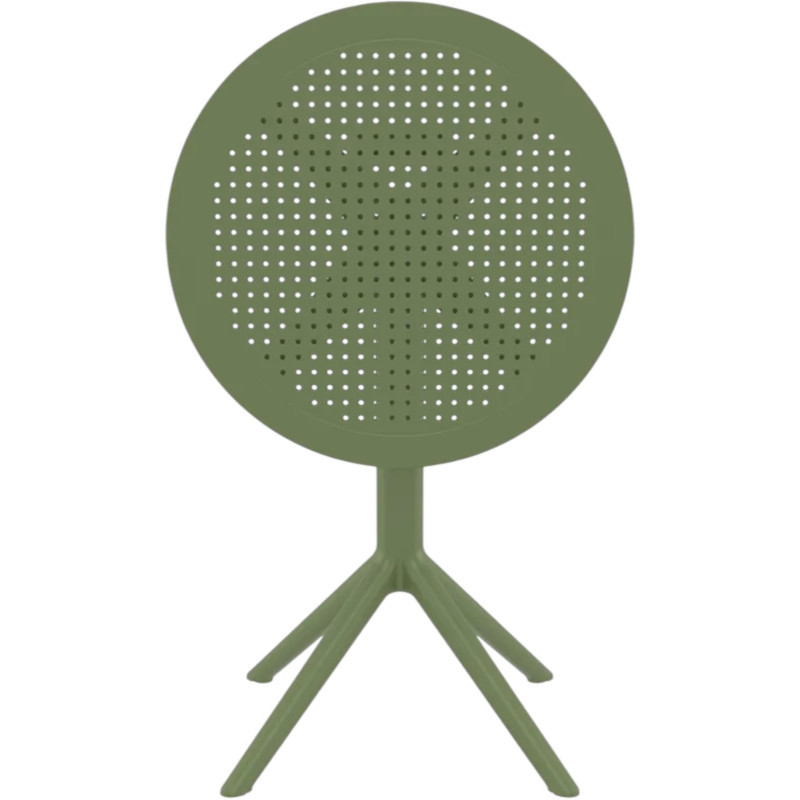 Стол уличный круглый складной Siesta Sky Folding Table 60 (оливковый)