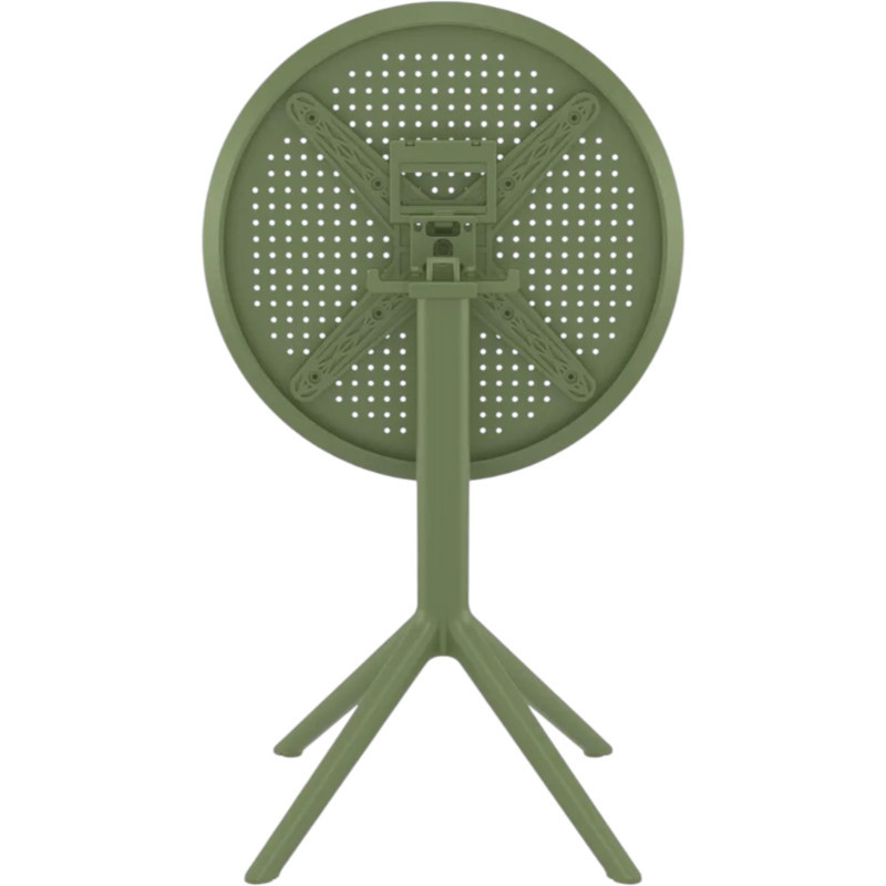Стол уличный круглый складной Siesta Sky Folding Table 60 (оливковый)