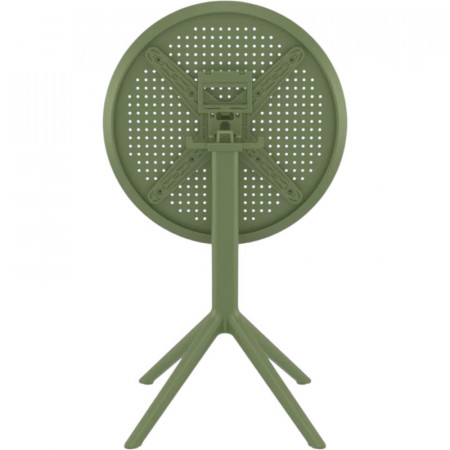 Стол уличный круглый складной Siesta Sky Folding Table 60 (оливковый)