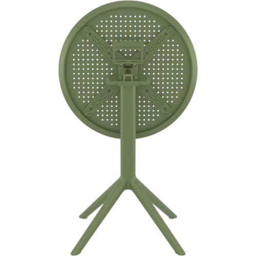 Стол уличный круглый складной Siesta Sky Folding Table 60 (оливковый)