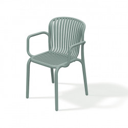 Кресло уличное обеденное VLL- FERNE Berne (зеленый, серый)