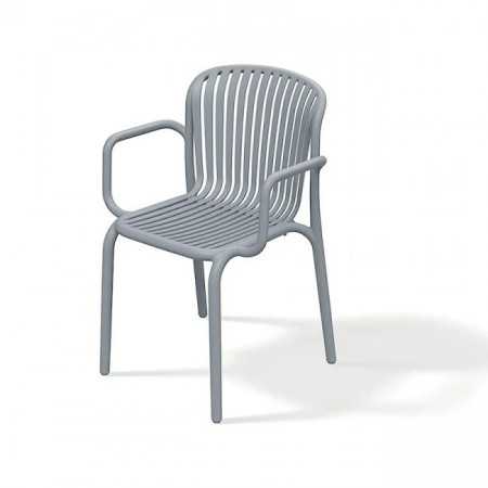 Кресло уличное обеденное VLL- FERNE Berne (зеленый, серый)