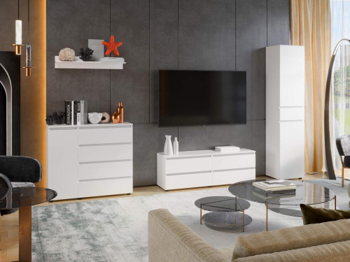 Комплект в гостиную EVR- Лайт-2 белый (нимфея альба)