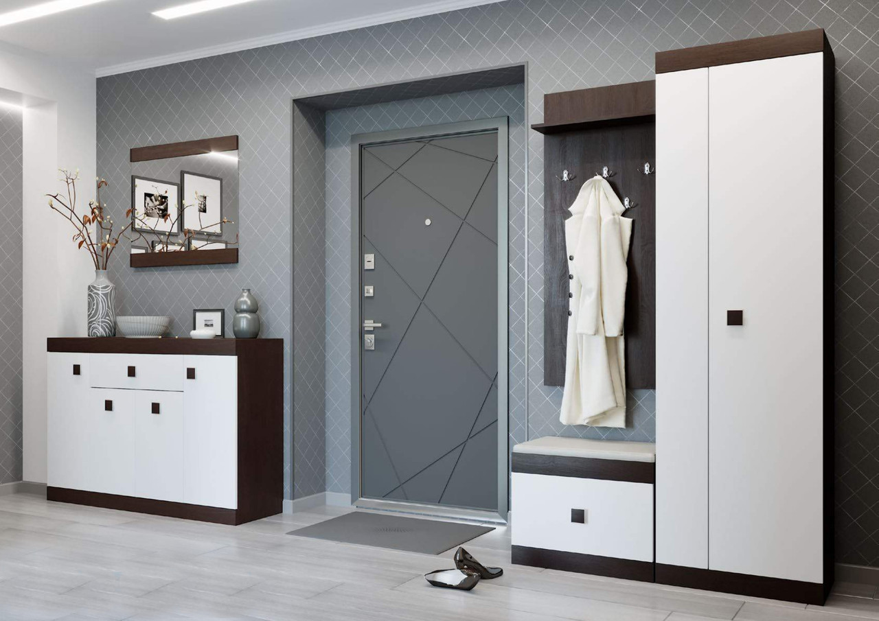 Вешалка в прихожую EVR- Соната-600 венге темный