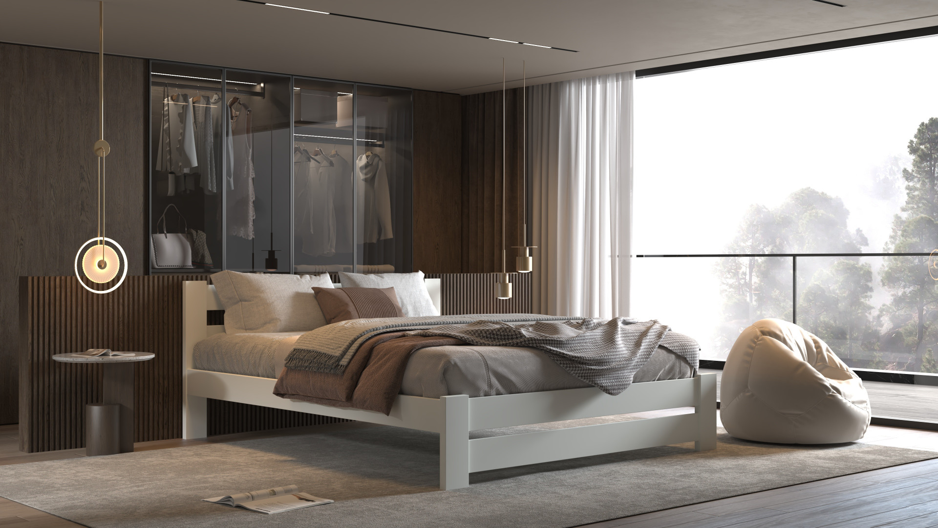 Кровать двуспальная ViA- Модена 200