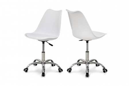 Стул компьютерный BIO- Office Эльф (белый) 