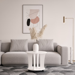 Журнальный стол на колесиках 55х50 см KOD- ЖС-коло 2