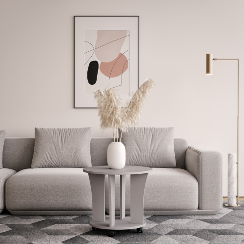 Журнальный стол на колесиках 55х50 см KOD- ЖС-коло 2