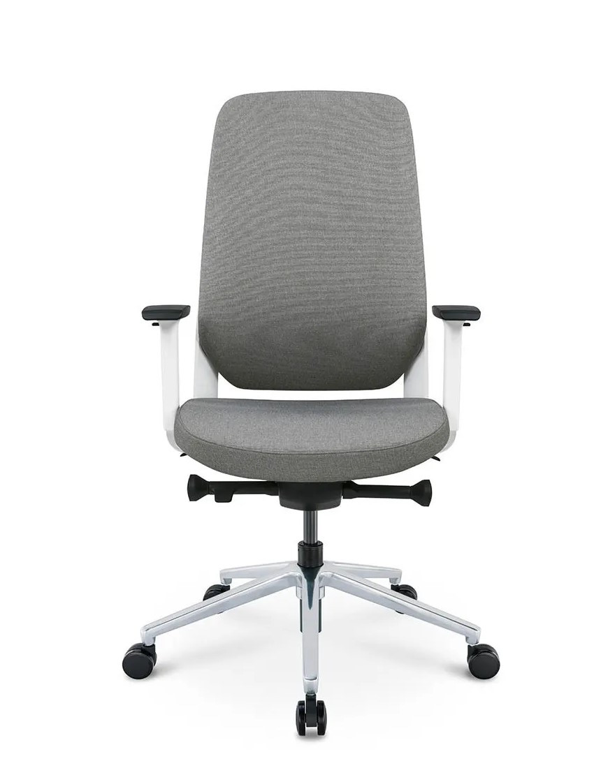 Крісло для оператора LUX- FILO-B WHITE (GREY + GREY) ергономічне