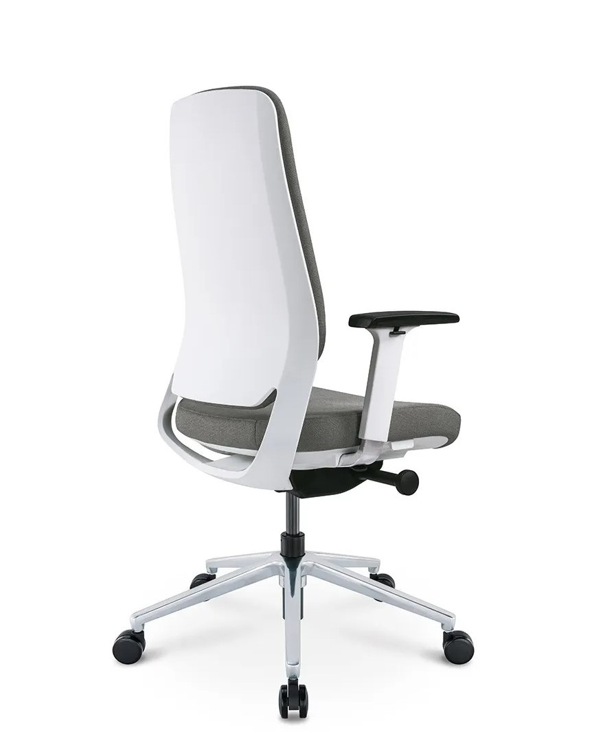 Крісло для оператора LUX- FILO-B WHITE (GREY + GREY) ергономічне