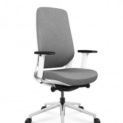 Крісло для оператора LUX- FILO-B WHITE (GREY + GREY) ергономічне
