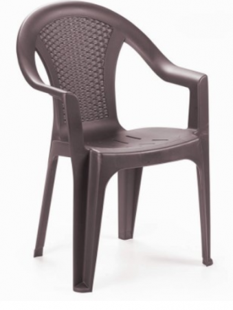 Кресло пластиковое MFF- ISCHIA Коричневый