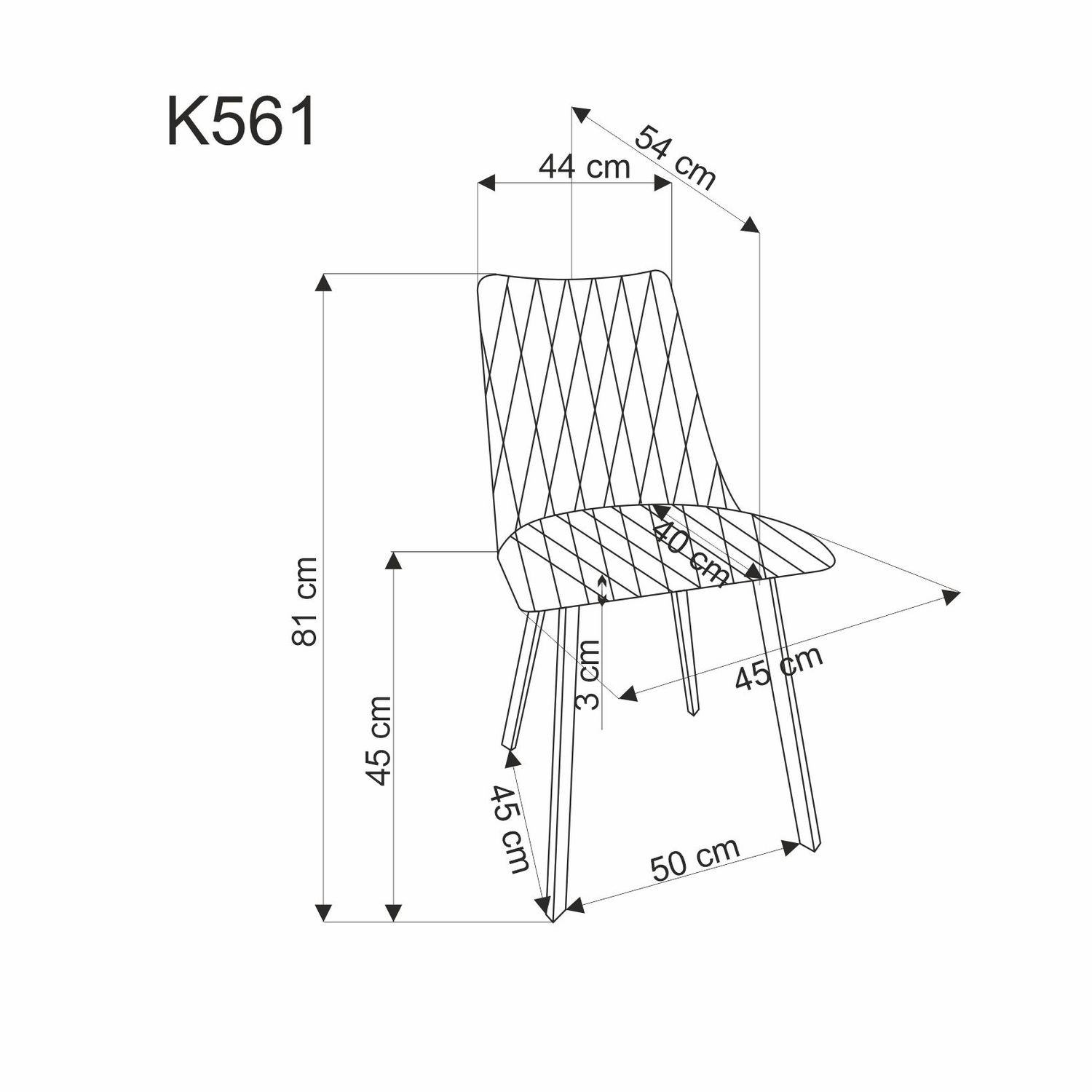 Стул обеденный Halmar K-561 (оливковый, пепельный)