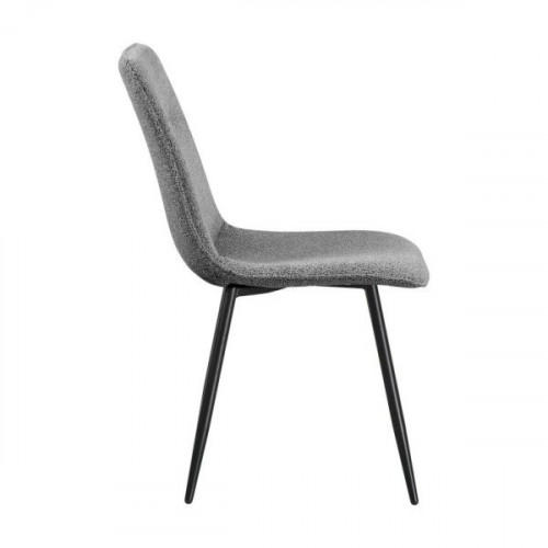 Стул обеденный Avn- DOT Dark Grey Boucle тёмно-серый
