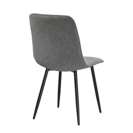 Стул обеденный Avn- DOT Dark Grey Boucle тёмно-серый