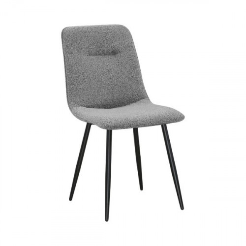 Стул обеденный Avn- DOT Dark Grey Boucle тёмно-серый