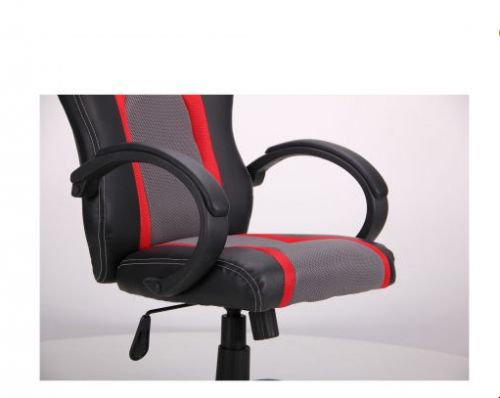 Стул с подлокотниками AMF- Shift black/red