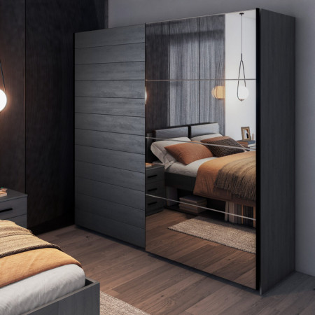 Спальный комплект Helvetia GALAXY (карбоновый дуб)