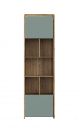 Стеллаж для книг Forte HOA HOAR811 (дуб маувелла/шалфей)