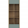 Стеллаж для книг Forte HOA HOAR811 (дуб маувелла/шалфей)