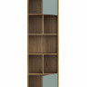 Стеллаж для книг Forte HOA HOAR811 (дуб маувелла/шалфей)