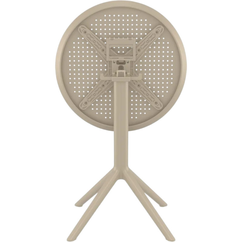 Стол уличный круглый складной Siesta Sky Folding Table 60 (бежевый)