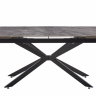 Стол обеденный BIO- Магнум (черный/ керамика Армани грей) 