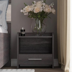 Тумба прикроватная EVR- Т-1 венге темный