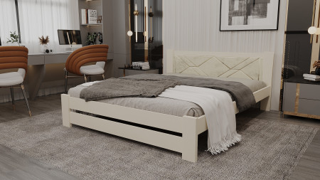 Кровать двуспальная с мягким изголовьем ViA- Верона 160х190 см