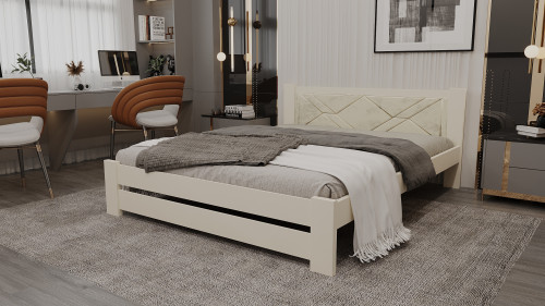 Кровать двуспальная с мягким изголовьем ViA- Верона 160х190 см