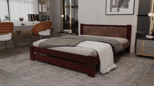 Кровать двуспальная с мягким изголовьем ViA- Верона 160х190 см